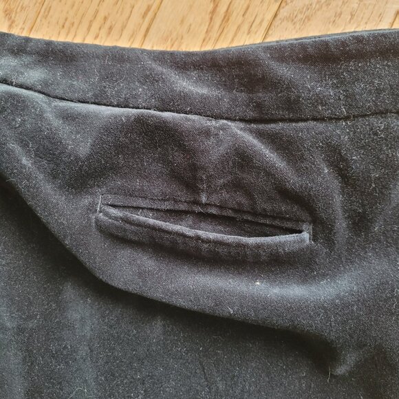 Brooks Brothers 346 Natalie Fit Black Velvet Pant 16 - Picture 7 of 14